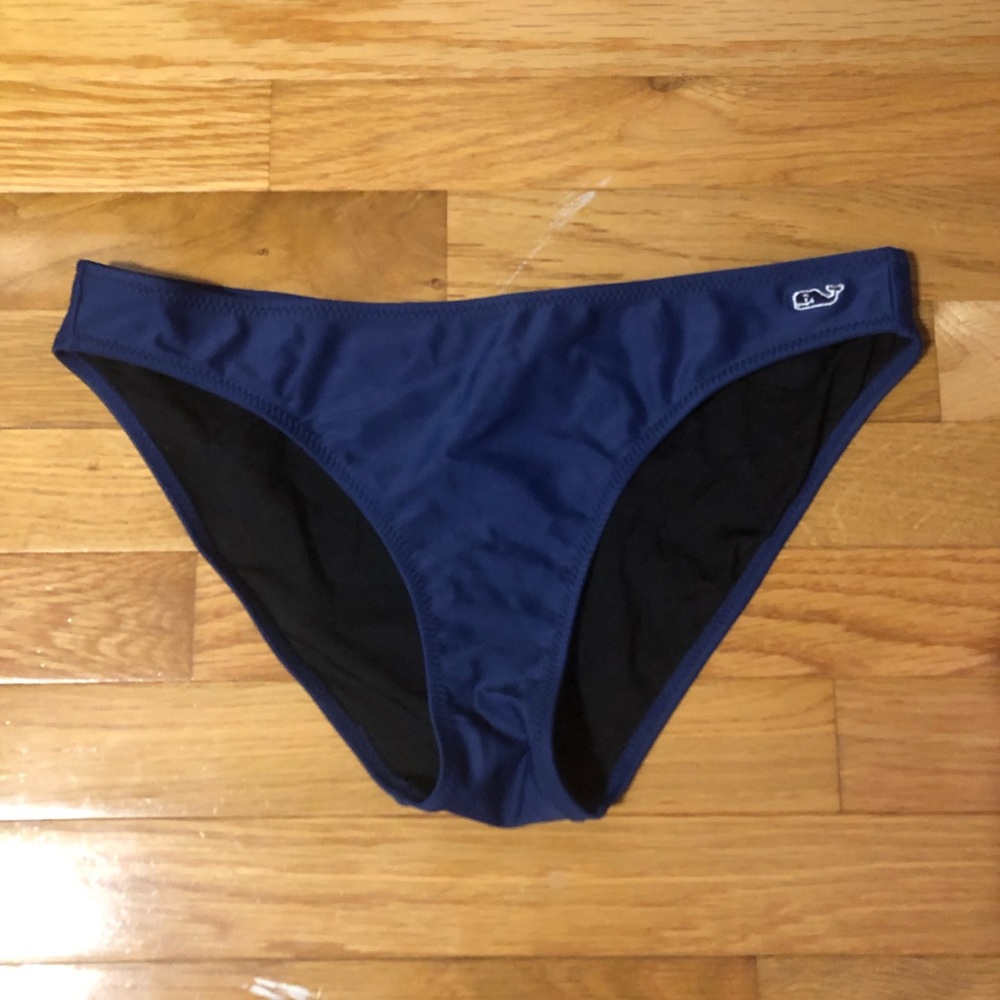 Navy Blue Vineyard Vibes Bikini Bottom